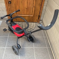 折りたたみ三段階　三輪車の画像