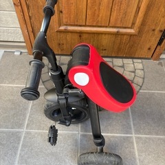 折りたたみ三段階　三輪車の画像