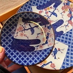 【新品】大皿小皿 6枚セット 和柄の画像