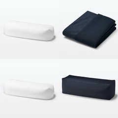 ✅ 無印良品 体にフィットするソファ　長方形（本体）＋専用ポリエステル平織カバー セットの画像