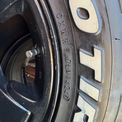 タイヤ&アルミ　4本セット　185/85R16の画像