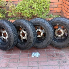タイヤ&アルミ　4本セット　185/85R16の画像