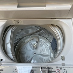 2511-330 Panasonic 全自動電気洗濯機 NA-F50BE5 5kg 2017年製 動作確認済み キズ 汚れありの画像