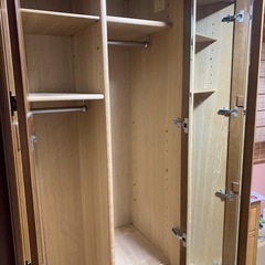 洋タンス　天然木ポプラ製　②の画像