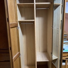 洋タンス　天然木ポプラ製　②の画像