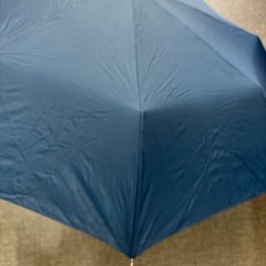 ネイビー折りたたみ傘の画像