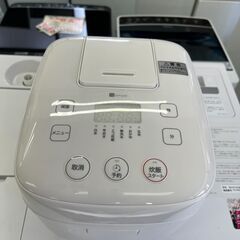 【リサイクルショップ ピカソ 小松原】🍚✨2022年製✨N simple（ニトリ）マイコン炊飯ジャー【BN201WH／3合炊き】✨🍚★9232★の画像