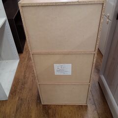 ★リユースのサカイ水戸店★カラーボックスライトブラウンH89×D29×W42クリーニング済みMT6238の画像