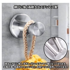 ステンレス壁掛けフックの画像