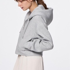 （新品タグなし）GU☆ダブルフェイスフルジップパーカの画像