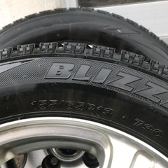 タイヤ＆ホィール　155/65/13の画像