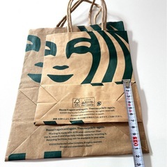 【美品】スタバ紙袋２枚まとめての画像