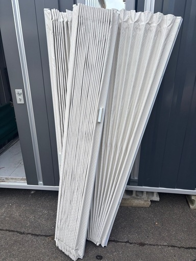 タチカワブラインド　1800×1800 アコーディオンカーテンメイト　2枚セット