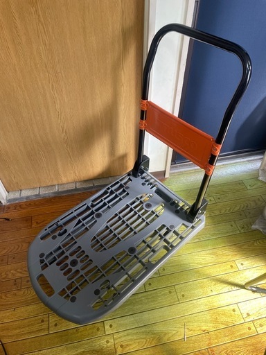 トラスコ中山（TRUSCO）樹脂台車　カルティオ　ストッパー付き静音仕様