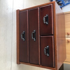 棚 小物入れ 引き出し 古い アンティーク の画像