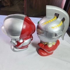ウルトラマン　セブン　フィギュア 2体セット 特大　RUNA　ソフビ　レトロの画像
