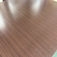 ニトリ/NITORI 2人掛けダイニングコタツ ブラウン W80×H68×D80cm 回転いす2脚つき 札幌 東区 店頭引き取り歓迎の画像