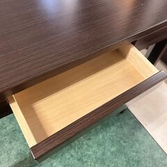 ニトリ/NITORI 2人掛けダイニングコタツ ブラウン W80×H68×D80cm 回転いす2脚つき 札幌 東区 店頭引き取り歓迎の画像