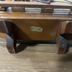 ジャンク船の木製模型の画像