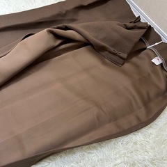 美品　ブラウンカーテン　約190cm×146cmの画像