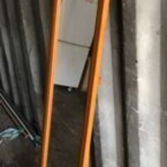 JM20441K) ミラー/鏡＜幅：約35cm 高さ：約152cm 奥行：約40cm＞中古品【取りに来られる方限定】　 の画像