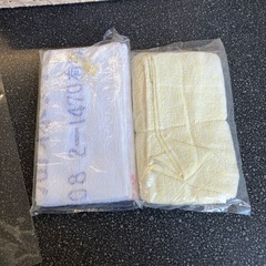 K2511-203 粗品 タオル① 2枚セット 未使用品 保管汚れ有りの画像
