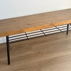 🌿 木製ローテーブル（テレビ台としても◎）の画像