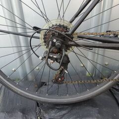 700C型　Shimano TZ　外装6段変速　クロスバイク　管理NO.20251114-11の画像