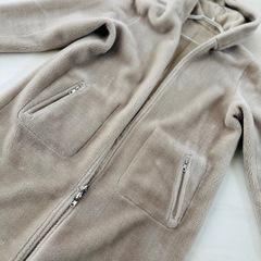 アウター SIMPLIMLICTE  シンプルシティ　 リバーシブル　ムートン　ボアコート　アイボリー　の画像