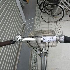 E686★限定特価　整備済み★ブリヂストン　アルベルト★ 中古自転車 【　27インチ　　シルバー 】 の画像