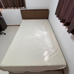 取引終了、セミダブルベット　美品！の画像