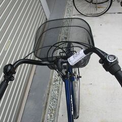 E688★限定特価★ 中古自転車 【　27インチ　ママチャリ　青　3段　LEDオートライト 】の画像