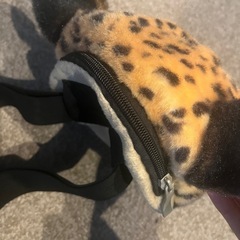 取りに来てくださる方限定 ヒョウの顔のウエストポーチの画像