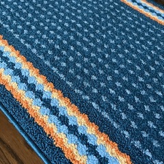 キッチンマットイタリア製　縞模様　洗える　57×240　の画像