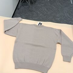 新品未使用品　立体編みニットセーターMサイズ　EX-CLUB　ウール100%　の画像