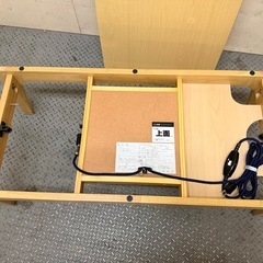 東○#462 こたつ コタツ ニトリ テーブル ライトベージュ 通電OK 冬 暖房器具 いんてりインテリア の画像