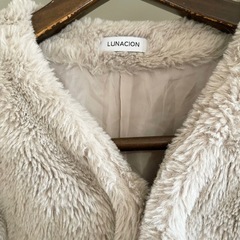 ファージャケットコート★L size LUNACIONの画像