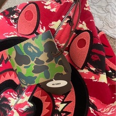 A BATHING APE カモフラージュ シャークパーカー 100％正規品の画像