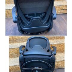 ジ479/ 座椅子 回転座椅子 360度回転 メッシュ フロアチェア デスクチェア テレワーク ブラックの画像