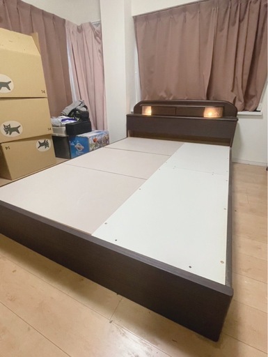 ベッドフレーム/ダブルベッド※11/20以降受渡し予定、希望者多数で値上げ中