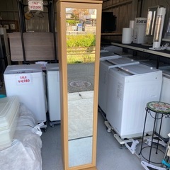 下駄箱【美品】シューズボックス　6段　全身鏡　小倉北区の画像