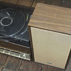 【現在交渉中です】【無料・引取限定】昭和・レトロ・1970年代？ Pioneer・パイオニア・E-1000M・プレーヤー・チューナーアンプ・スピーカー・セット・ヴィンテージの画像