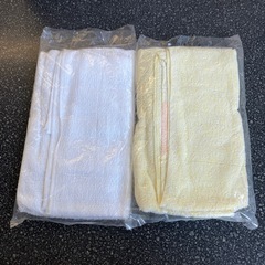 K2511-207　粗品 タオル⑤ 2枚セット 未使用品 保管汚れ有りの画像