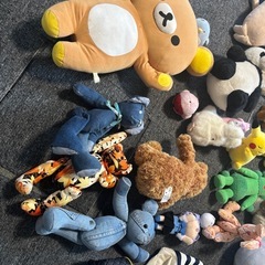 ぬいぐるみ　アンパンマン、リラックマとう等の画像