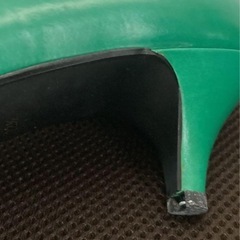 pianissimoグリーンパンプスの画像