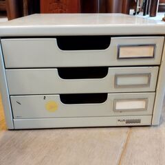 PLUS 書類ケース スチールケース 卓上棚 書類収納 スチール製 プラス　/UJ-1377 2Fの画像