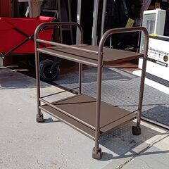 キャスター付き　ミニ収納ラック　サイズ（約）幅43cm×奥30cm×高51cm　　■近隣配送無料 買取GO‼　栄和店の画像