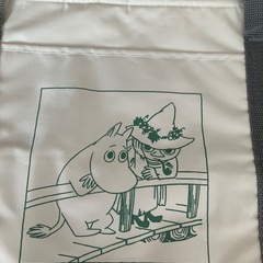 ムーミン　ポケット付き保冷ショッピングバッグ②の画像