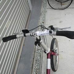 E691★25800円★　折りたたみ中古自転車【DAHON　ボードウォーク　ワインレッド　20インチ 】の画像