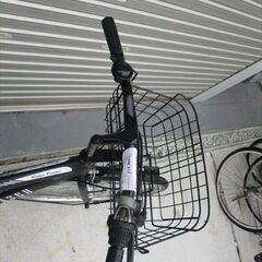 E692★限定特価★ 中古自転車 【　27インチ　黒　マルイシ　アパッシュ　6段　LEDオートライト 】 の画像